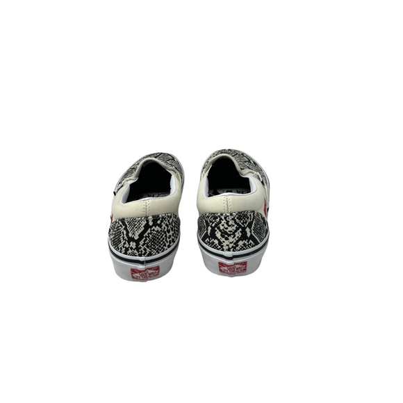 VANS Skate Slip On Sneakers Snak Women's Low Top Black White Canvas VN0A5FCA7W1 - Picture 5 of 8